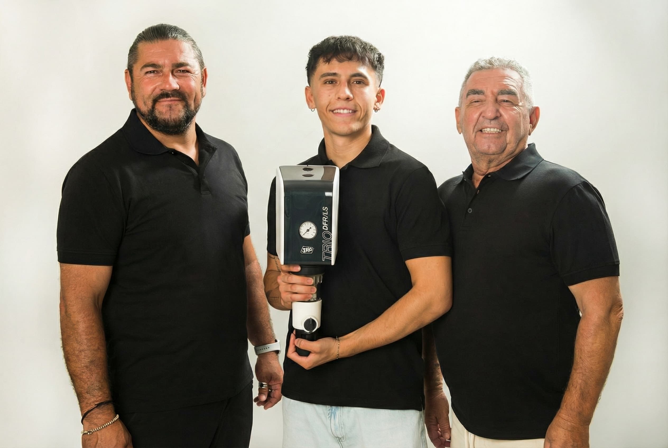 Wima Service team — father, partner, and the next generation