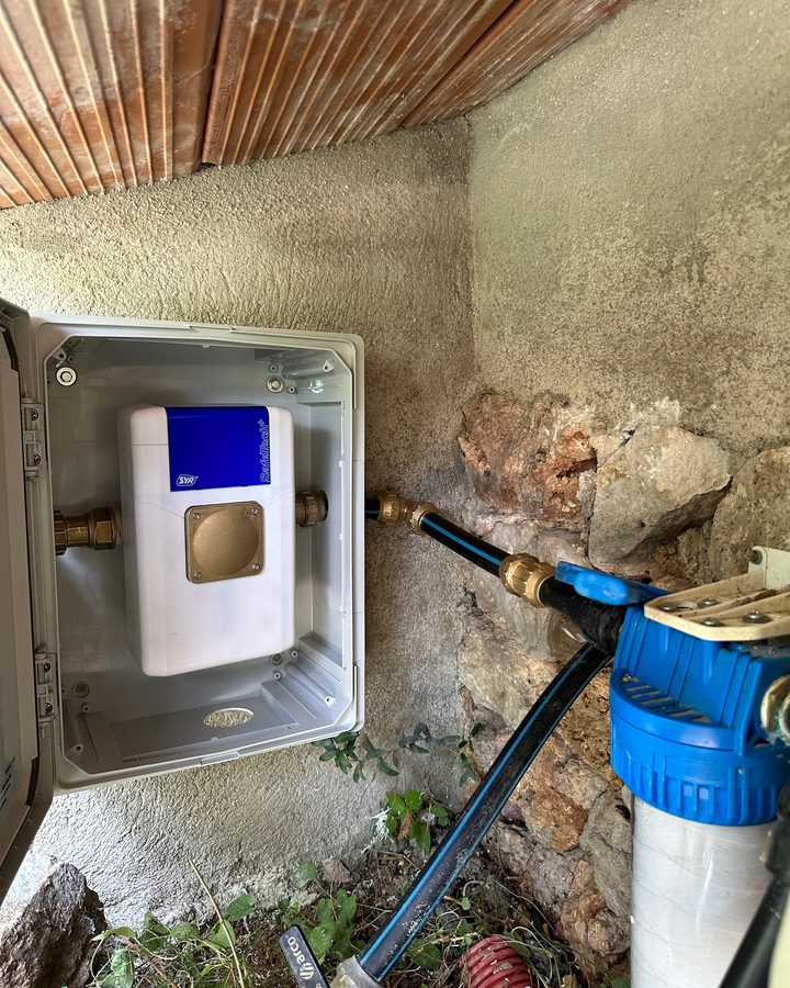 Protección contra fugas instalada en casa de un cliente en Mallorca